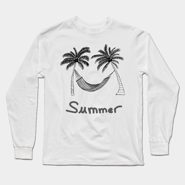 Summer Long Sleeve T-Shirt by jitkaegressy